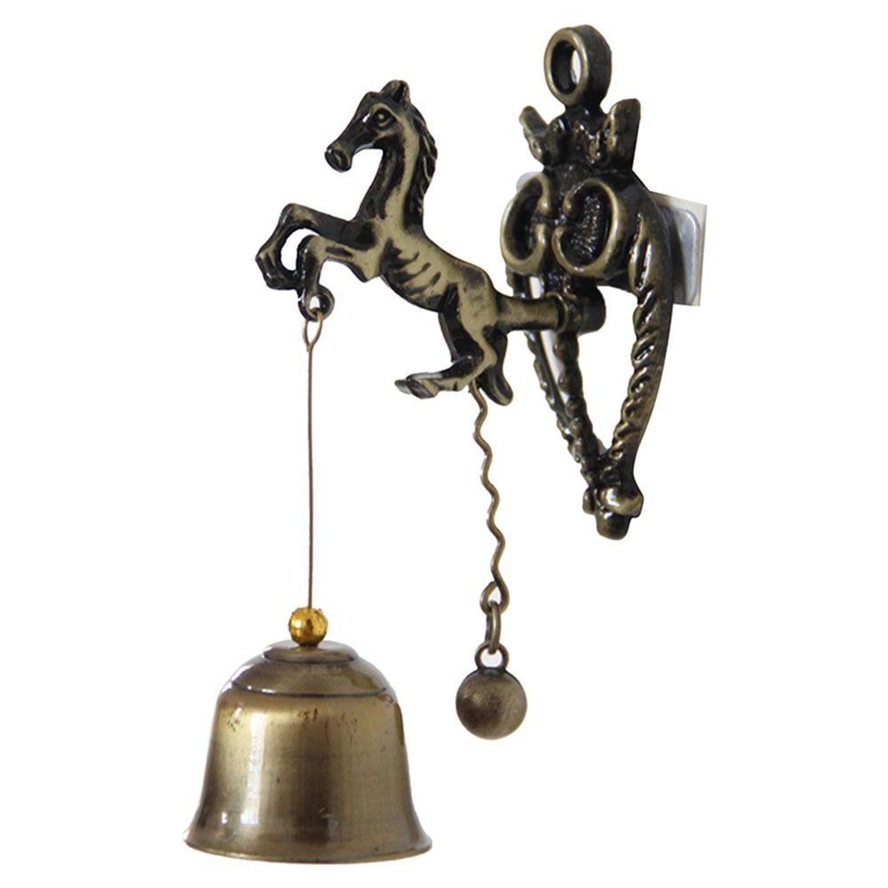 For Room Garden Store Wall Hanging Ornament Metal Bell Door Shopkeeper Good Luck Knocker Door Bell
