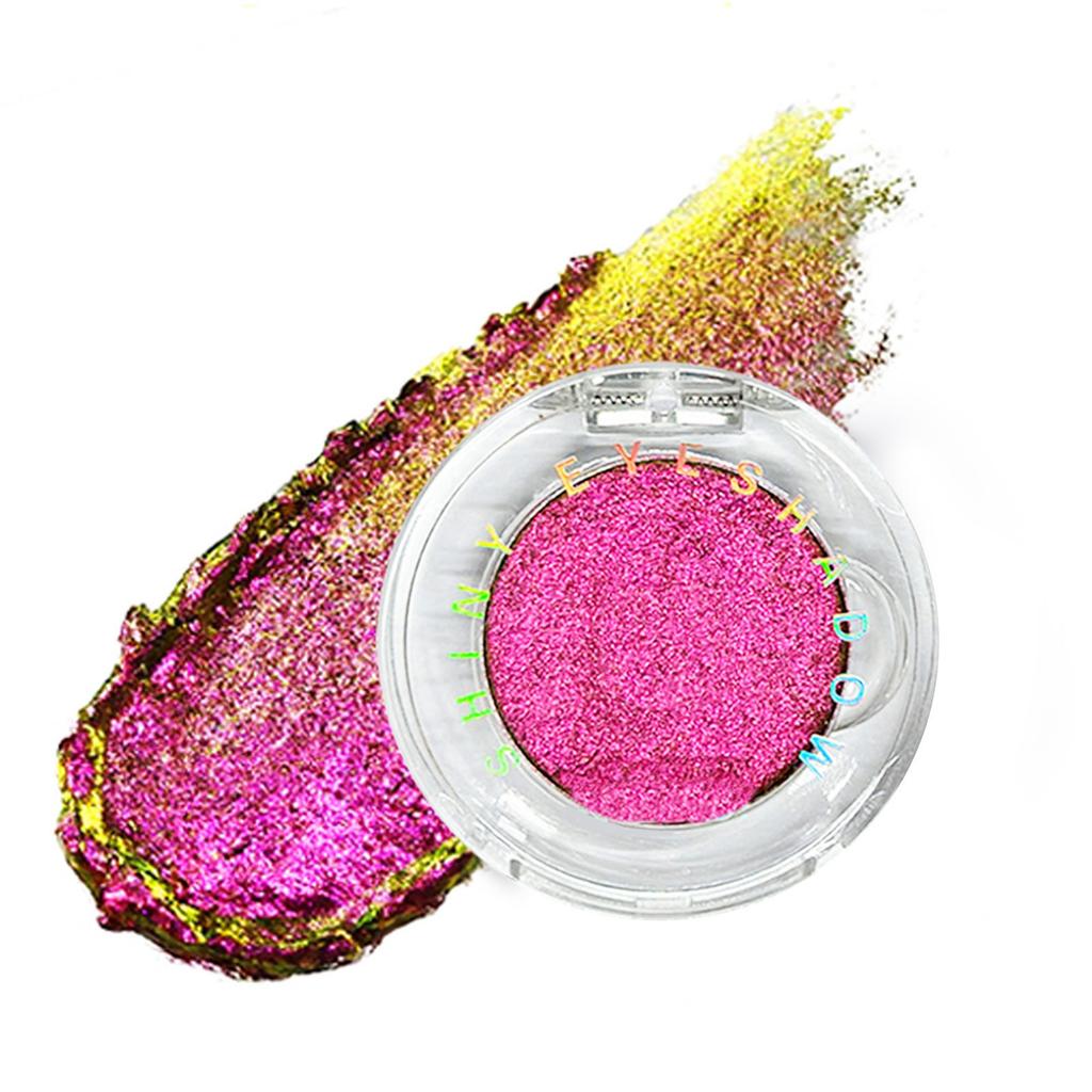 Metallic Glitter Eyeshadow & Highlighter - Long Lasting Waterproof Formula with Holographic Shimmer, Highly Pigmented Sparkling Makeup