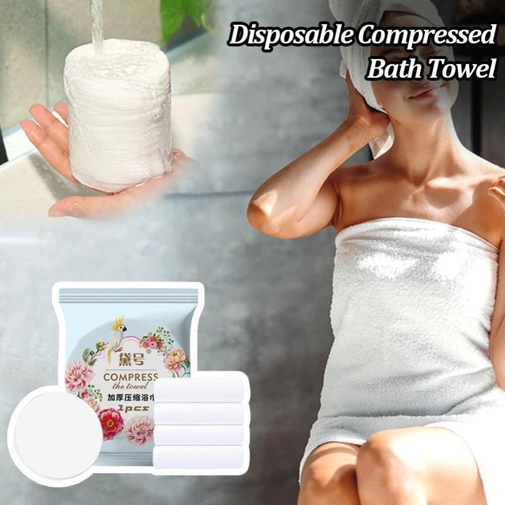 Washable Compressed Bath Towel Thickened And Large Face Towel Gifts Portable Bath Towels  Travel