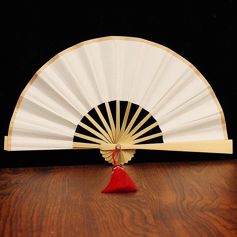 Tang Teng Copper Art, Brass Fan Home Furnishing Living Room Ornament Creative Fan Hanfu Ornament Trend Country Fan