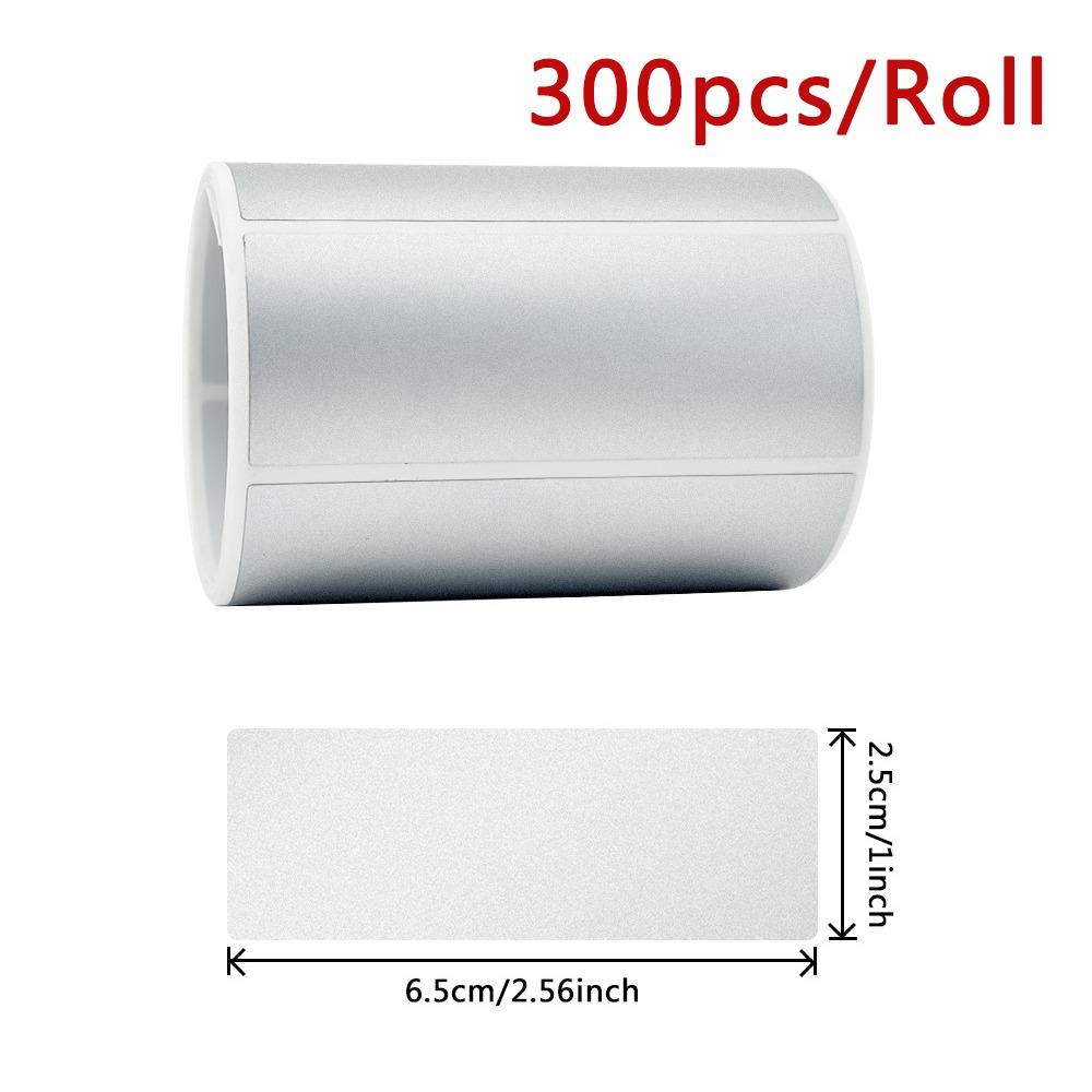 300pcs/Roll Self-adhesive Scratch Labels Stickers 2.5cm DIY Scratch Stickers Party Supplies