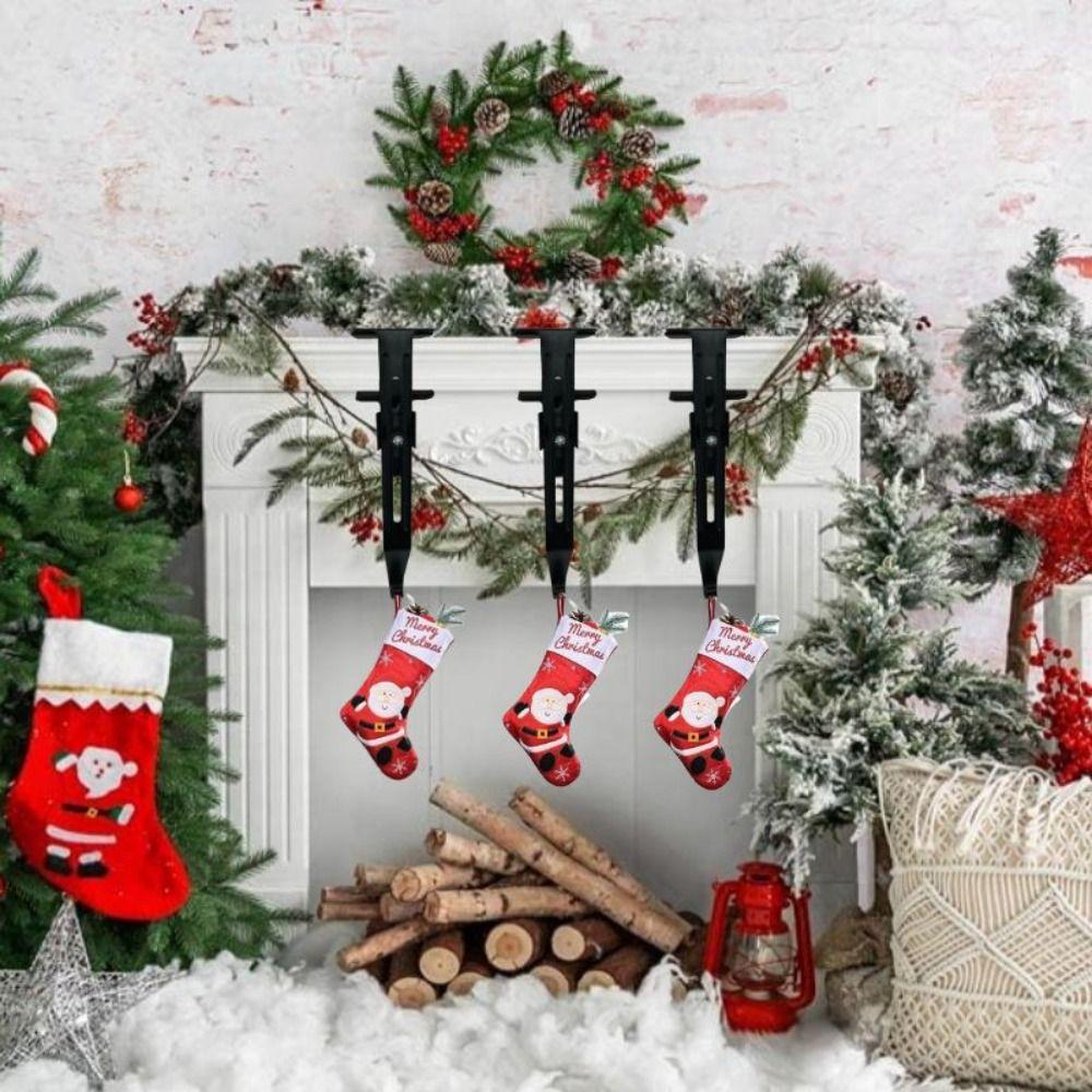Adjustable Stocking Hangers Non-slip Garland Hanger  Home Christmas Decoration