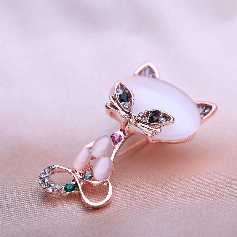 KNIKOO Женская брошь с котом, масляная булавка, модная дикая брошь