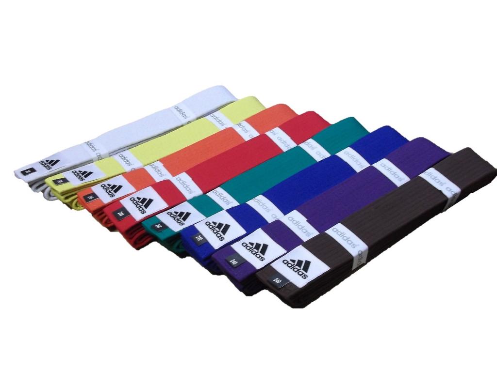 Размер цветного ремня Adidas (Клубная модель) (Оранжевый пояс, 3/240 см)