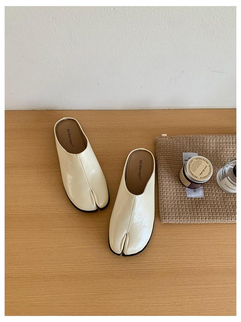 Новинка Обувь с раздельным носком Женские тапочки Ниндзя Таби Повседневные шлепанцы Удобные мюли Женские сабо Сандалии Мизинцы Шлепанцы Бренд Mujer