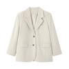 Blazer Women's Autumn Thin Temperament Versatile Retro Casual Loose Suit