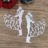 Valentine's Day Couple Metal Cutting Dies DIY Arts Crafts Scrapbooking Wedding Greeting Card