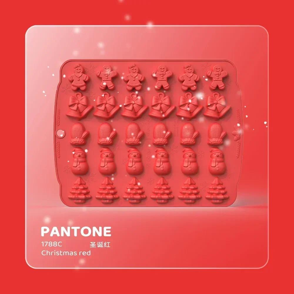 Christmas Cookie Mould Gingerbread Man Christmas Tree Chocolate Mold Halloween Cookie Candy Mold DIY Gummy Drop Mold Cake Tools