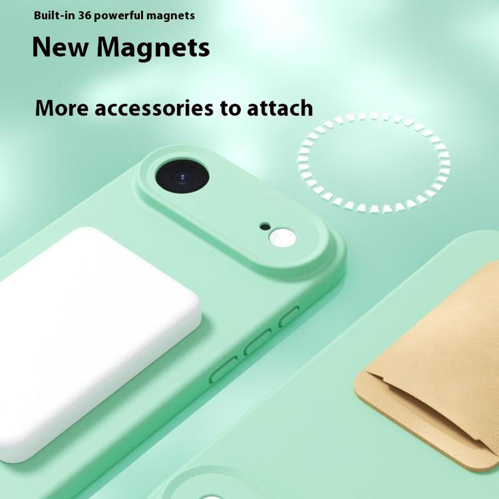 YCADEN Чехол Air для iPhone Совместимый с MagSafe Точные вырезы Задняя крышка телефона из ТПУ