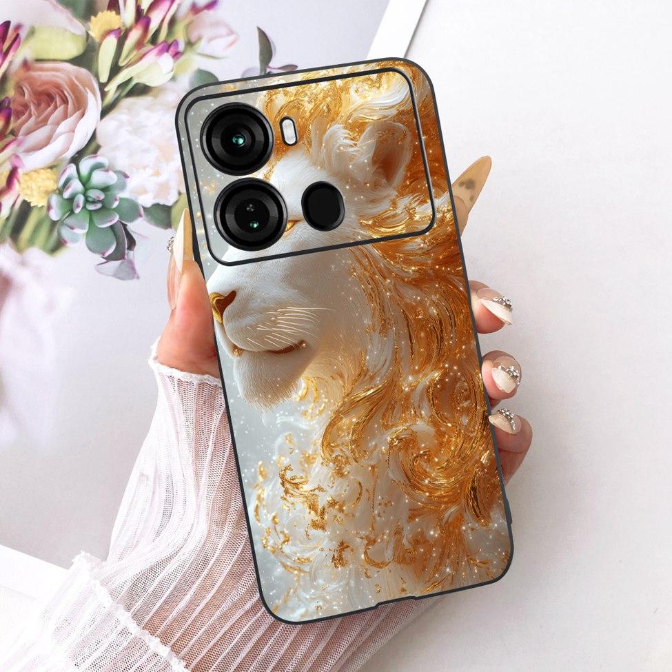 Чехол для ITEL P40 Чехол P662L Силиконовый Милый Кот Модный Забавный Расписной Funda Для P40 ITEL P 40 Корпус Телефона