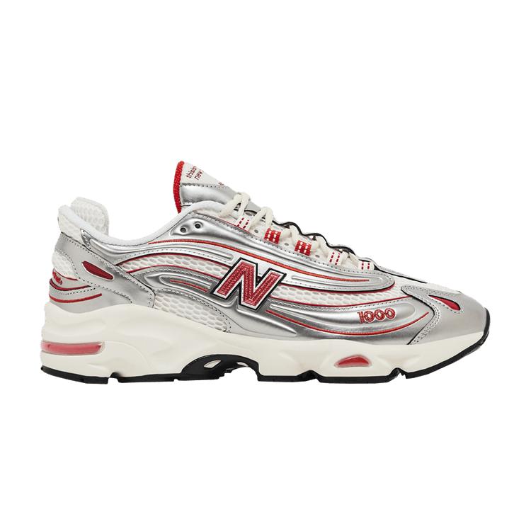 Men's Sneakers New Balance 1000 thisisneverthat Metallic Silver Red Metallic Silver/Red