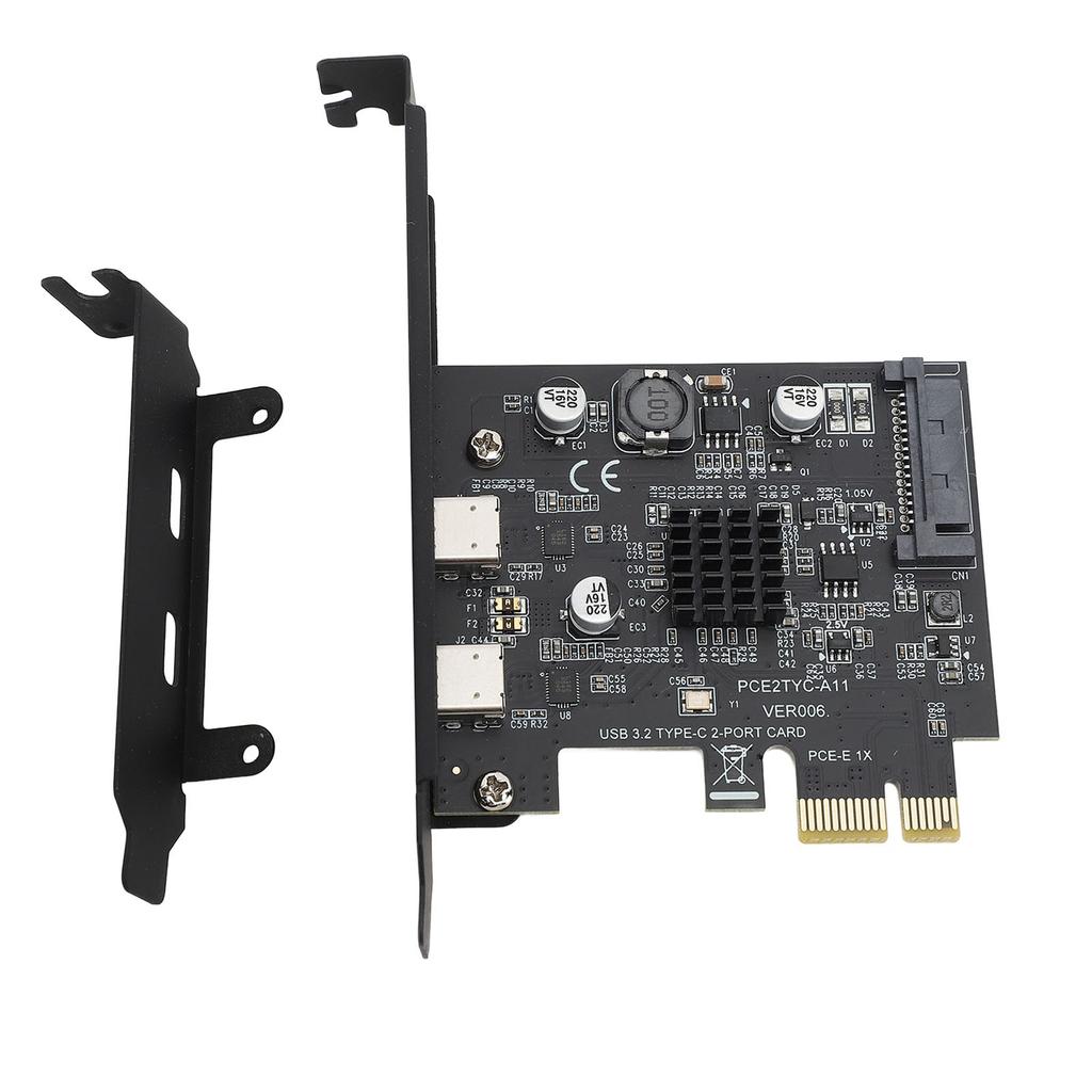 USB 3.2 PCI Express Expansion Card GEN2 Dual Type C High Speed 10Gbps PCI Express Expansion Card