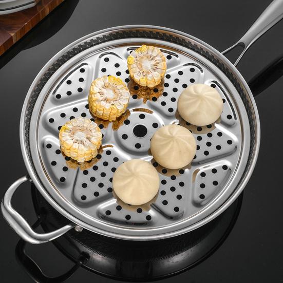 Yousheng Steaming Rack Wide Application Easy To Clean Stainless Steel Grease-proof Long-lasting Canning Rack Kitchen Accessories