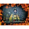 Fire Fighting Hero 5d Diamond Painting Full Drill Round Diamond Mosaic  Embroidery Handmade For Adult Children Gift