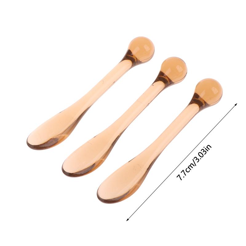 1/3pcs Acrylic Cosmetic Spatulas Scoop With Box Face Cream Mask Mud Mixing Spoon Beauty Tools Absorb Roller Facial Applicator