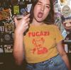 Ретро Футболка-майка Fugazi Унисекс Смелое заявление Футболка для любителя музыки Унисекс Футболка