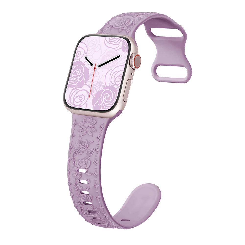 Ремешок с гравировкой для Apple, ремешок для часов 45 мм, 44 мм, 42 мм, 49 мм, 40 мм, 41 мм, силиконовый браслет Correa iWatch Series 8, 9, 7, 6, 5, 4, 3 Ultra SE
