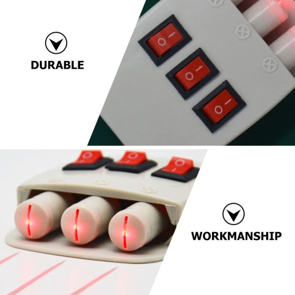 Assembly Design Optical Study Aids Parallel Laser 3 Derection Light Device  Kids Learning