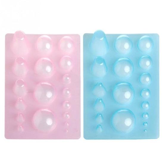 13x20 см DIY Мини Пластиковая Бумага Квиллинг Форма Полусферические Купола 3D Купол Инструмент Для Поделок