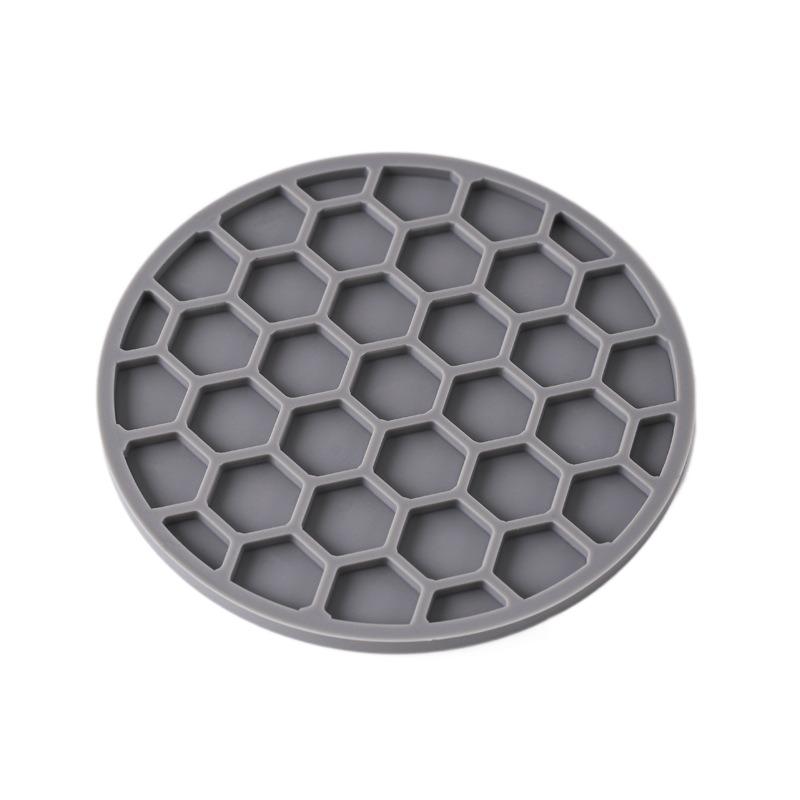 2pcs Heat Resistant Honeycomb Coasters Round Tea Cup Holder Table Placemat Table Accessories