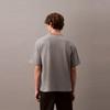 Calvin Klein Minimalist Logo Print Cotton Loose Fit Short Sleeve T-Shirt Men Tops Hero-Grey 40HM228-24S-P7E