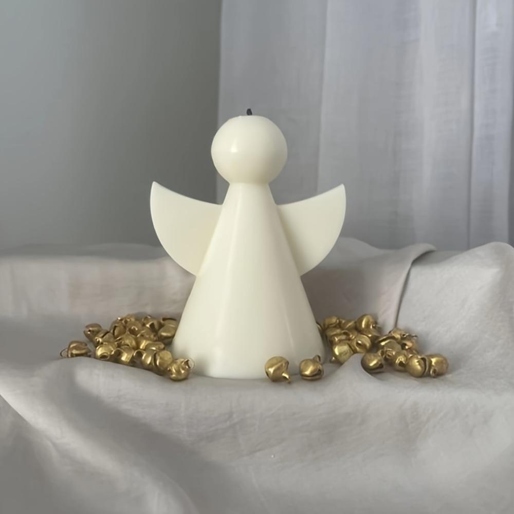 Силиконовая форма «Ангел» для свечей, смолы и бетона: Идеально подходит для создания украшений своими руками и домашнего декора.