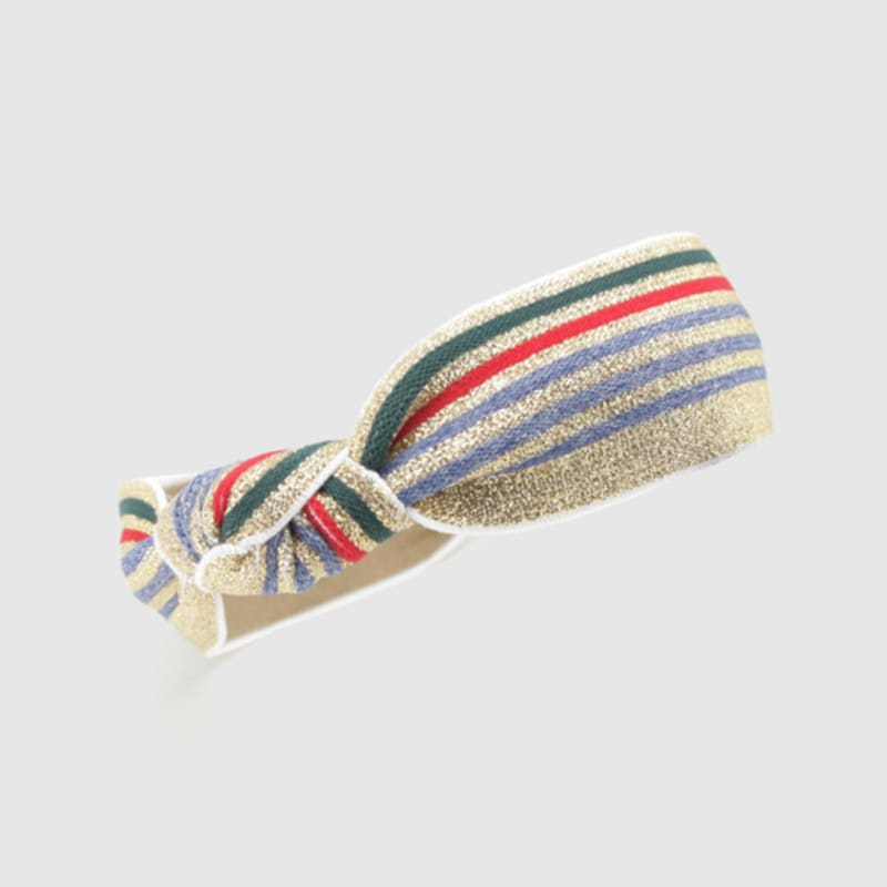 Повязка для волос LALA Twinkle Stripe Knot - Золото