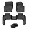Virauto Коврики 3D для Toyota New Land Cruiser 250 серии, совместимые, коврики второго ряда, с апреля 2024 года, GDJ250W TRJ250W Land Cruiser 250 LAND CRUISER