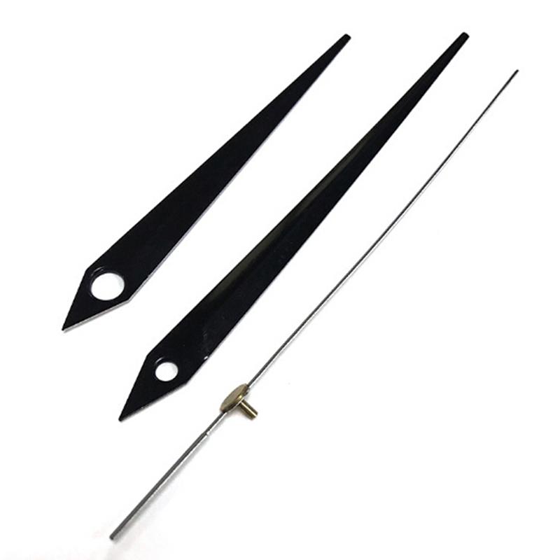 Кварцевый часовой механизм Механизм Черные стрелки DIY Настенные часы Ремонтный комплект Инструмент