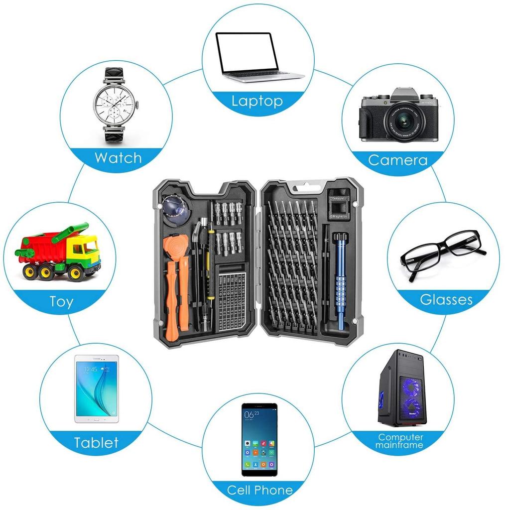 Набор бит для шуруповерта 55-в-1 Коллекция Шуруповерт Набор бит Многофункциональный Прецизионный Ремонт мобильных телефонов Устройства Ручной инструмент