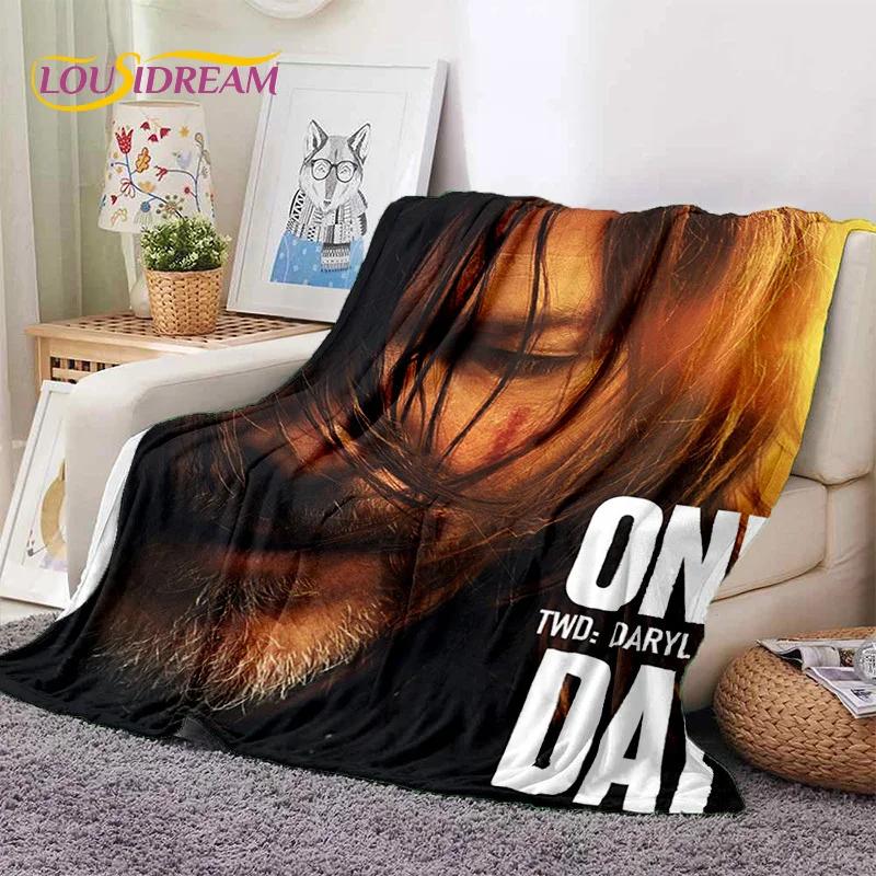 The Walking Dead Lincoln TWD Soft Flannel Blanket for Beds Bedroom Sofa Picnic,Throw Blanket for Cover Outdoors Leisure Nap Gift