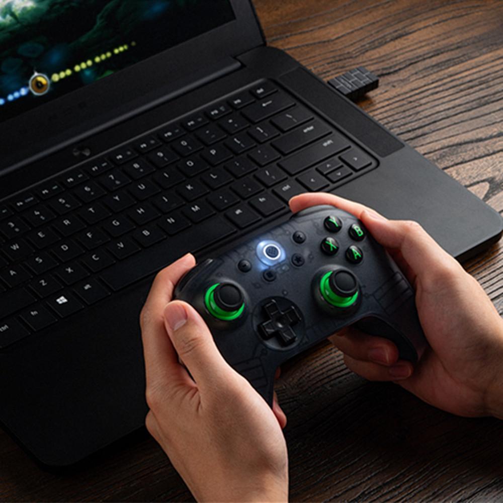 8BitDo Transparent Black Ultimate 2C 2.4G Wireless Gamepad Gaming Controller for Windows,Android, Hall Effect Windows 10