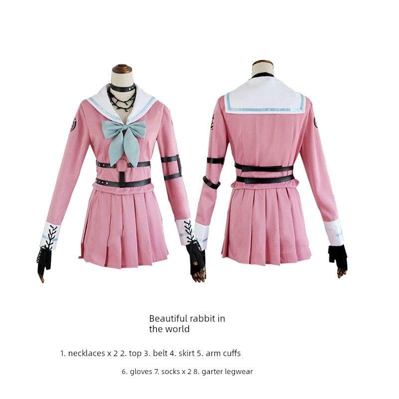 Косплей костюм Danganronpa V3 Chazoku Rotor Костюм для косплея Харукава Маки Оума Кокичи Полные костюмы персонажей