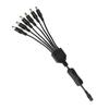 DC5.5x2.1mm 1 Female to 2/3/4/5/6 Male On/off Control Cable DC5521 Y Splitter Adapter Cable для светодиодной камеры безопасности
