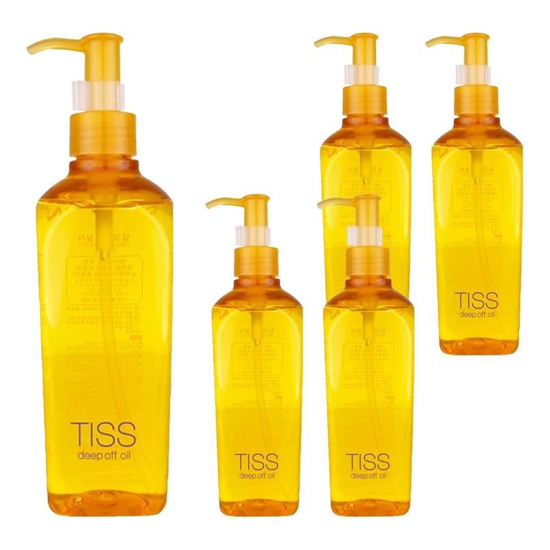 TIS Deep Off Cleansing Oil, 280ml, 5 pcs
