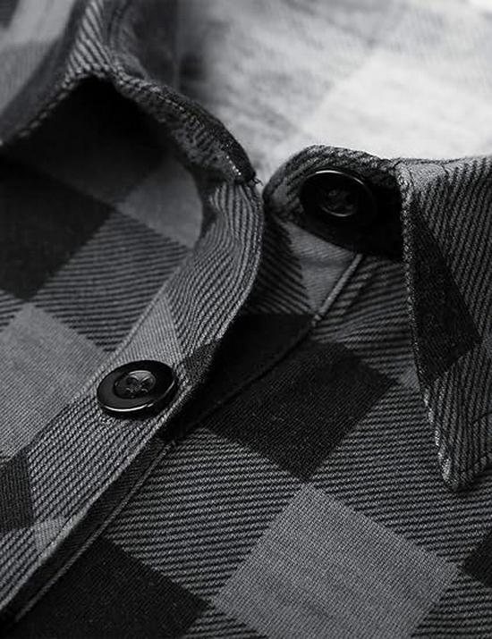 Женский приталенный топ в ретро-клетку с длинным рукавом, Осень/Зима 2026