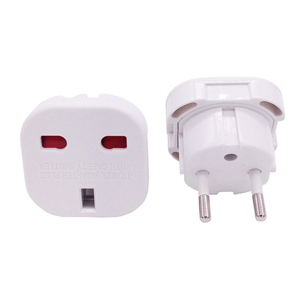 Europe European Wall Socket Travel Adapter Socket Plug Outlet Connector UK to EU Converter