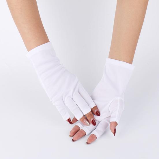 1/2 пары хлопковых увлажняющих перчаток для сухих рук, успокаивающие увлажняющие перчатки без пальцев для сенсорных экранов для спа-салонов для мужчин и женщин