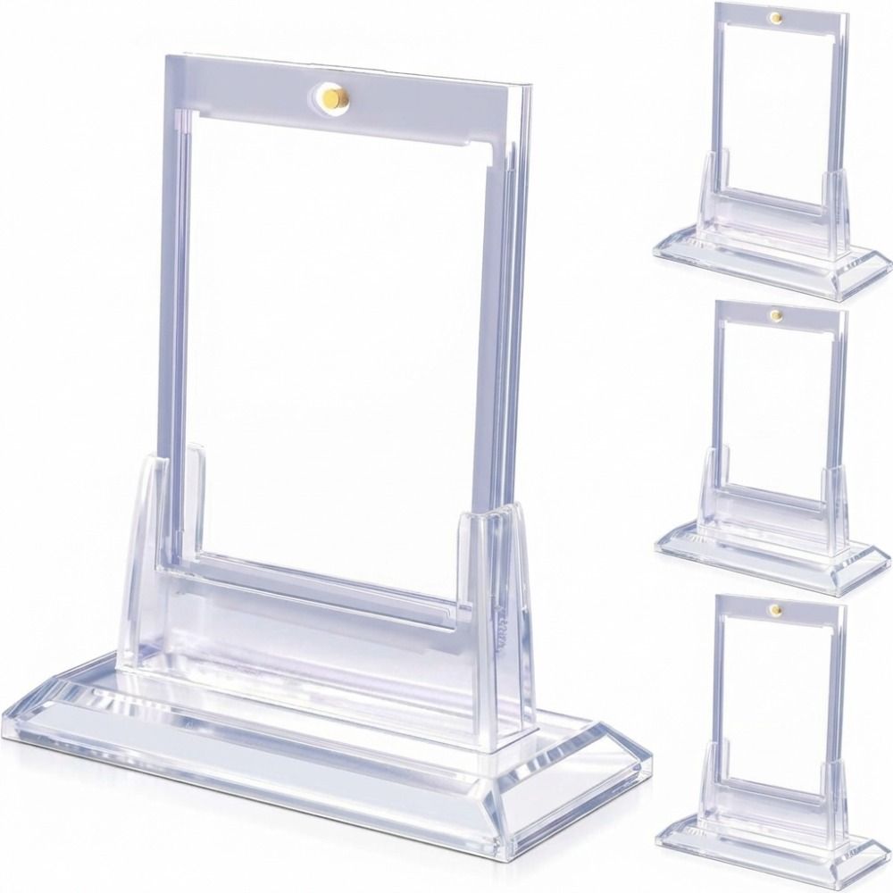 Acrylic MTG Cards Holder 35pt Card Protector Portable Trading Card Stand Collector Display
