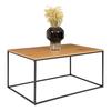 House Nordic Avery Coffee Table Oak and Black