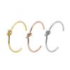 Knot Opening Bangle Stainless Steel Fashion Bracelet