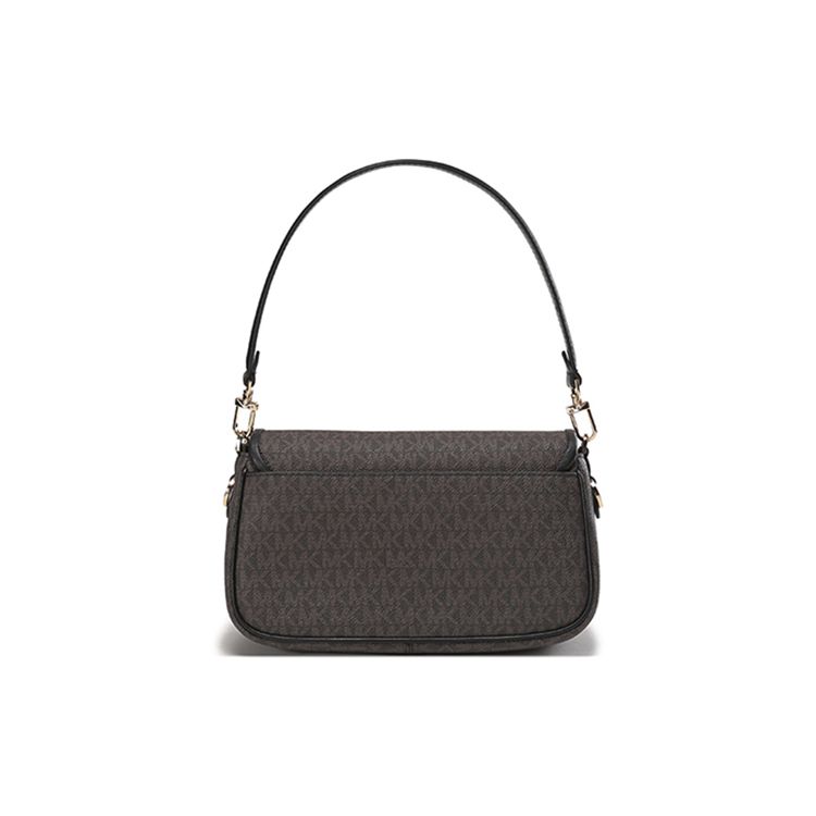 Michael Kors Женская сумка через плечо Mk Parker с монограммой и цепочкой Женская сумка на плечо 30F2G7PC6B-BROWN-BLK
