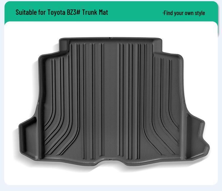 Экологичные напольные коврики и коврик в багажник из ТПЭ для Toyota BZ3 2023 г.