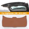 Для Toyota Highlander U70 U50 U40 2009-2025 Кожаная накладка на порог багажника Защита от ударов и грязи Коврик на дверь багажника
