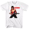 Футболка для взрослых Rambo Red Rambo White