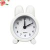 1 шт. Будильник с кроличьими ушками, прикроватное устройство для пробуждения, металлические настольные часы, украшение комнаты для дома, общежития, белый
