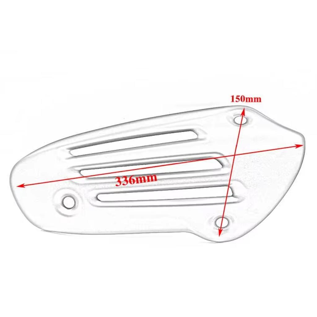 Exhaust Pipe Cover Protection Muffler Guard For Vespa Sprint 150 Primavera 125 150 Aluminum Alloy Motorcycle Accessories