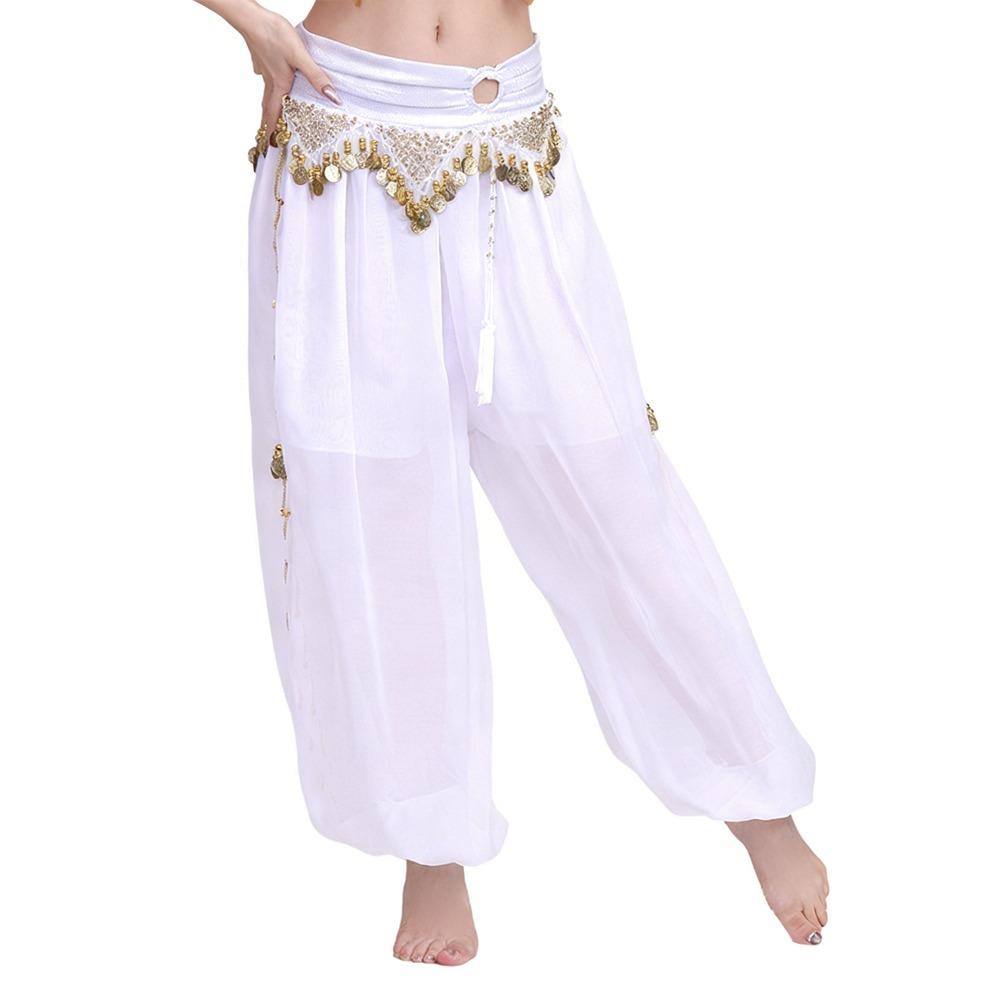 Sequin Belly Dance Pants Tassel Bloomers Fashion Loose Pants  Dance