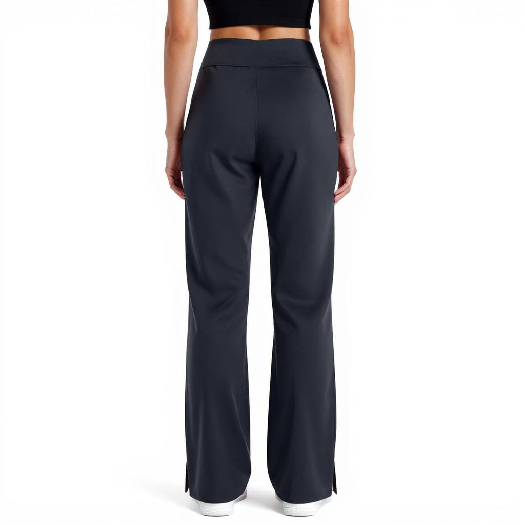 Женские брюки для йоги с широкими штанинами, повседневные модные спортивные штаны, удобные свободные брюки с высокой талией и карманами