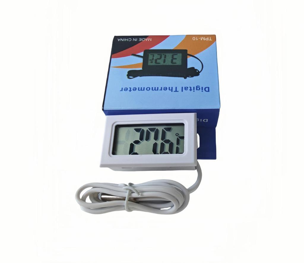 Цифровой термометр с щупом для электроники, холодильников и аквариумов